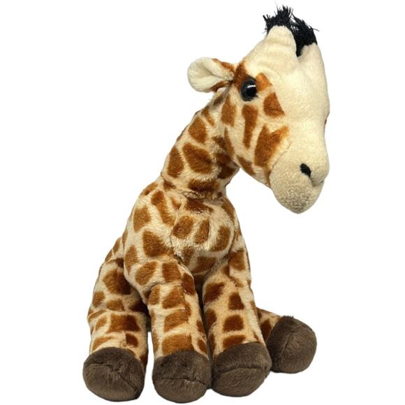 Wild Republic Baby Giraffe Calf Plush 12” Sitting Stuffed Animal Toy Soft - Picture 1 of 6